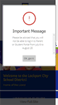 Mobile Screenshot of lockportschools.org