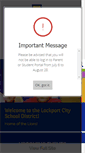 Mobile Screenshot of lockportschools.net